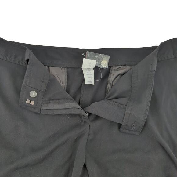 EUC JMS Dress Pants Ebony/Black Polyester Blend Womens 26WP Stretchy Flat - Picture 8 of 10